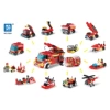 Constructor, fire truck, capsule toy, 1 pieces