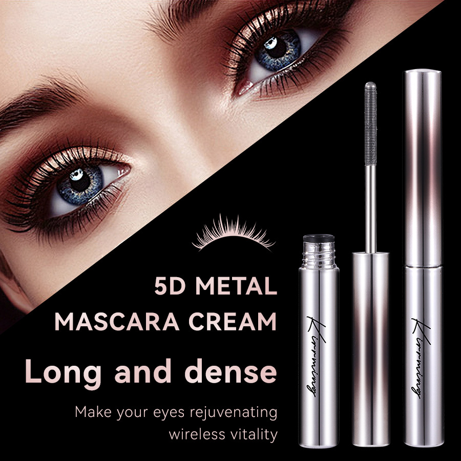 Cross-Border Hit Product Kirrming Steel Tube Mascara, Waterproof, Thickening, Curling, Lengthening, Non-Smudging Steel Tube Mascara