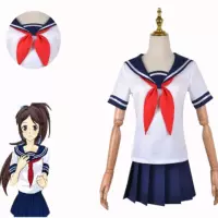 В наличии костюм для косплея yandere-simulator yandere-chan Aishi Ayano JK, школьная форма, академический стиль, косплей