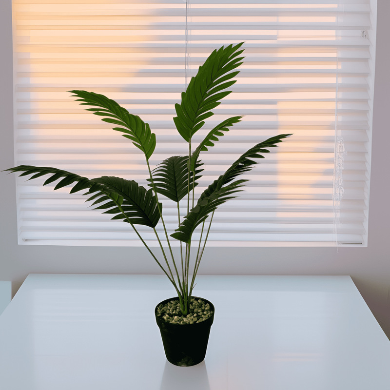 Amazon Nordic Style Living Room Artificial Green Plants Palm Tree Areca Palm Living Room Potted Plants Fake Green Plants Decorative Ornaments