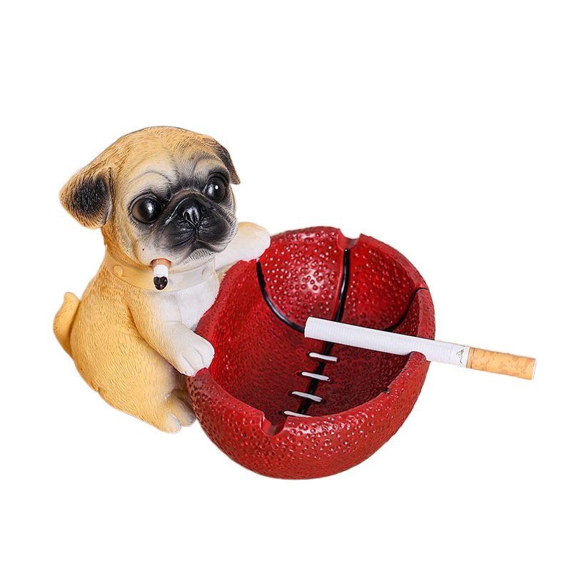 (2개) 소년 남자 친구 거실을위한 창조적 인 재떨이 성격 패션 사무실 홈 귀여운 생일 선물