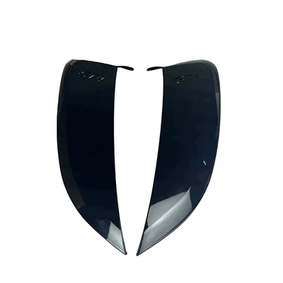 Suitable for Porsche 718 carbon fiber rear leaf air outlet 982 bright black GT4 air outlet CayMan side air outlet