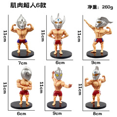 塩漬けの筋肉のスーパーマンの置物はシリーズの手をして模型の車の公仔のおもちゃの筋肉の男の装飾の卸売りをします。
