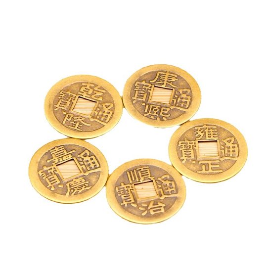 Factory wholesale five emperor money antique copper metal crafts coins brass five emperor money copper coins antique copper coins