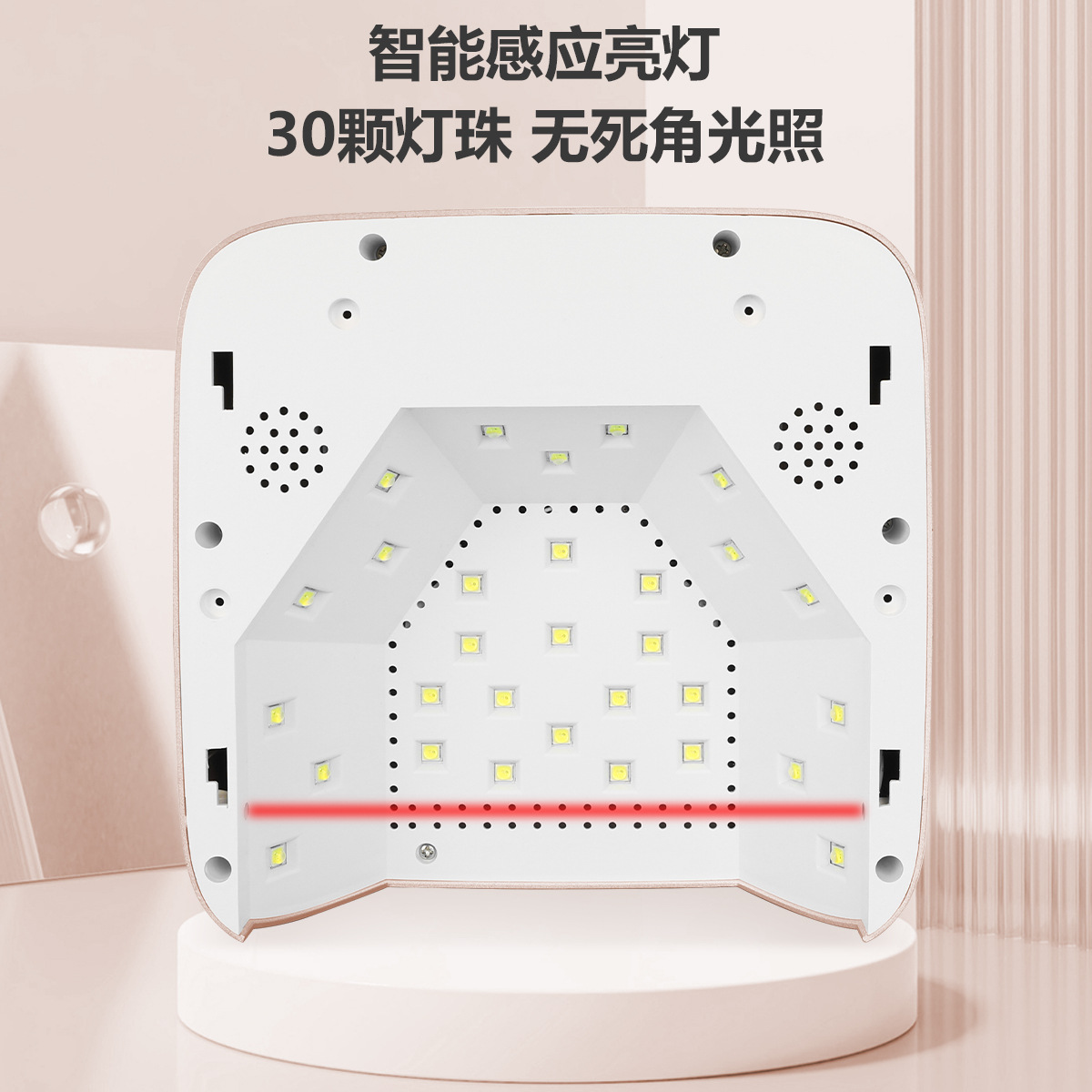 Venta caliente transfronteriza nuevo producto recargable manicura lámpara S50 almacenamiento UVLED manicura lámpara de fototerapia lámpara portátil de secado rápido