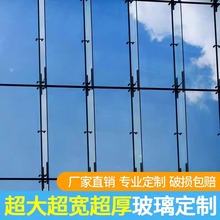 钢化防爆玻璃雨棚工程楼梯扶手玻璃雾化定制中空玻璃定做防火幕墙