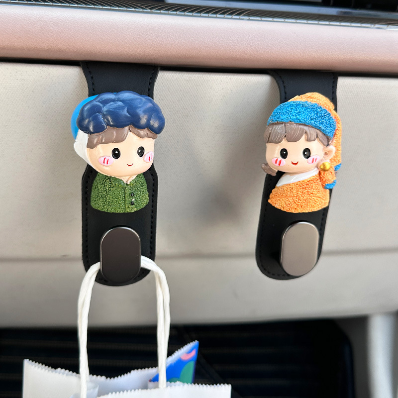 반 고흐 진주 소녀 블랙 후크 세트