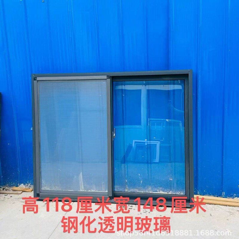 铝合金窗户农村自建房养殖场用通风窗厕所窗厨房用推拉厂房玻璃窗|undefined