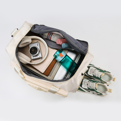 New Foldable Large Capacity Travel Bag with Dry Wet Separation, Sports Swimming Fitness Bag for Students and Business Trips, Short Trip Luggage