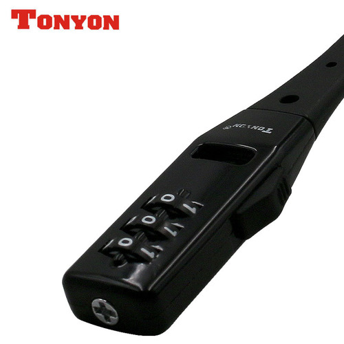 TONYON portable cable tie password lock bicycle helmet basket password lock adjustable lock