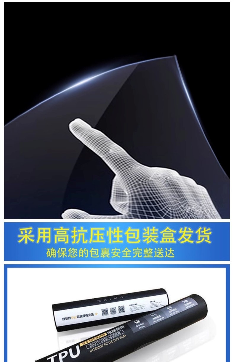 Suitable for 25 Models of Patrol Armada Interior Film Navigation Screen Protector Central Air Conditioning Interior Film Modification