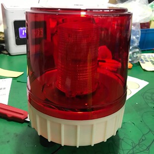 Large LTE5181 cylindrical LED flash light guard box warning light fire truck roof round light red yellow blue white