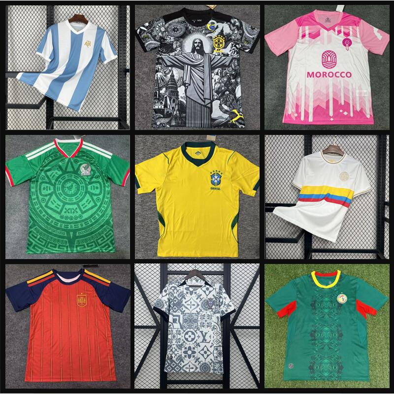 2425 Brazil Japan Morocco England Jersey France Portugal Argentina Football 2026 World Cup Football