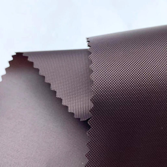 420D Oxford cloth coffee yarn-dyed water pressure plain fabric outdoor furniture cover car cover boat fabric Oxford cloth