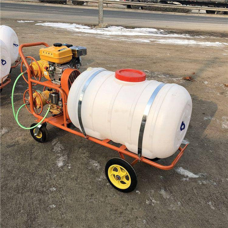 厂家300L推车式打药机 养殖场杀菌消毒机 高压力远程场地喷雾器