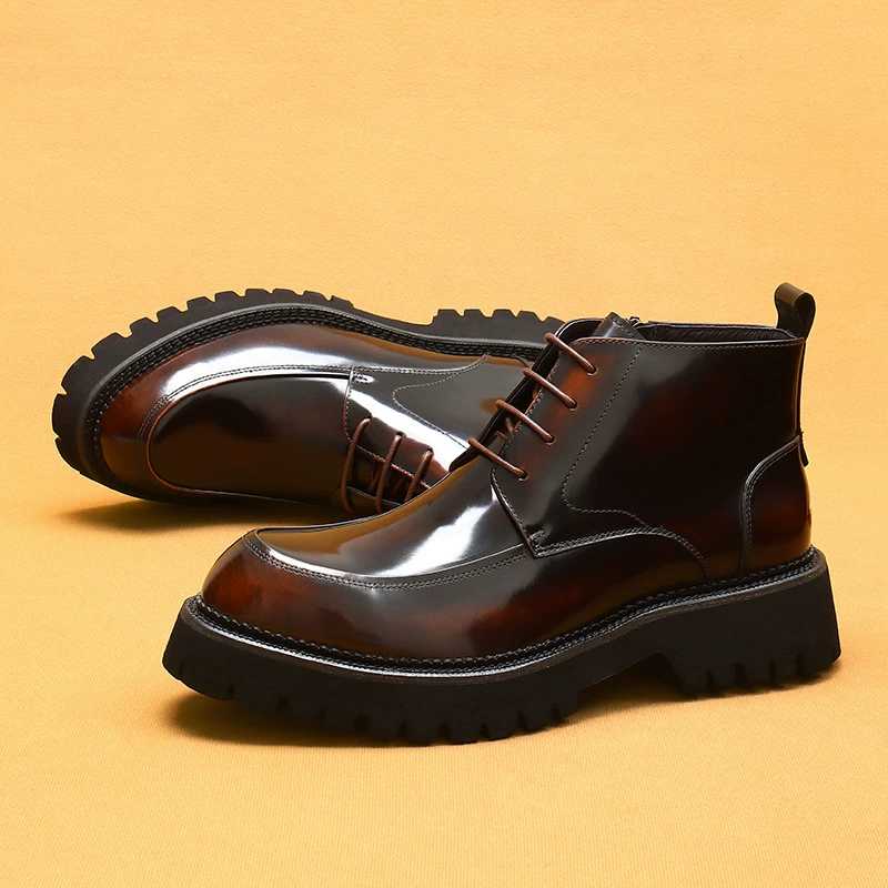 [Vip исключительно] зимние сапоги Martin мужские кожаные молнии