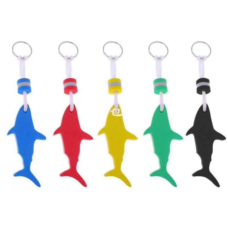 Production Boating Cow Foam Personalized Buoy Fish Floating Keyring Key Ring Eva Floating Keychain