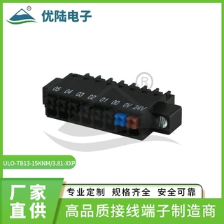 工厂批发 3.81mm插拔式接线端子KF15EDGKNM 带固定螺丝弹簧连接器