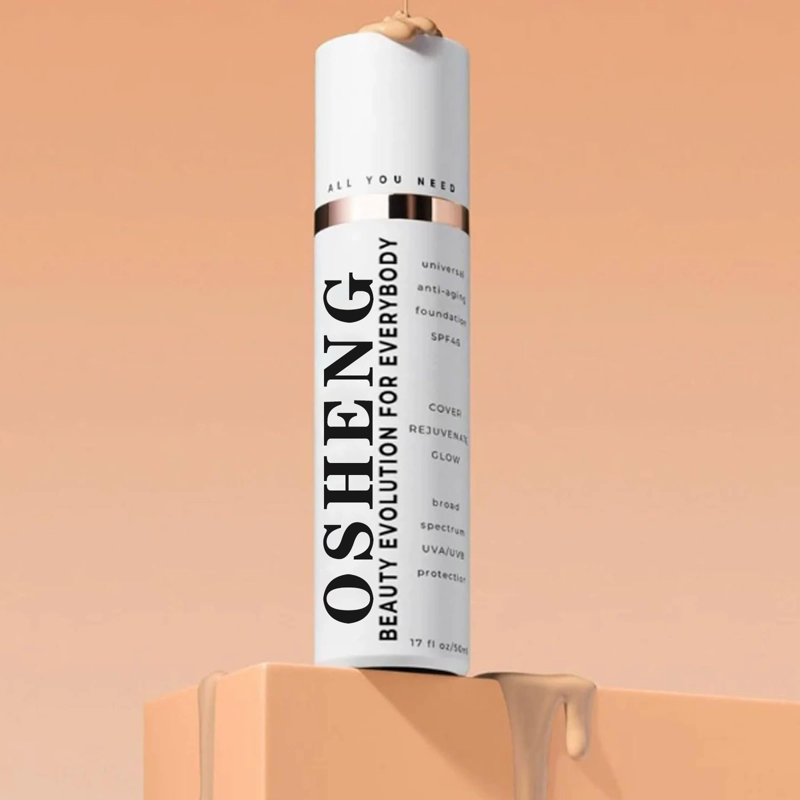 EVONEX AGE DEFYING FOUNDATION light and transparent liquid foundation