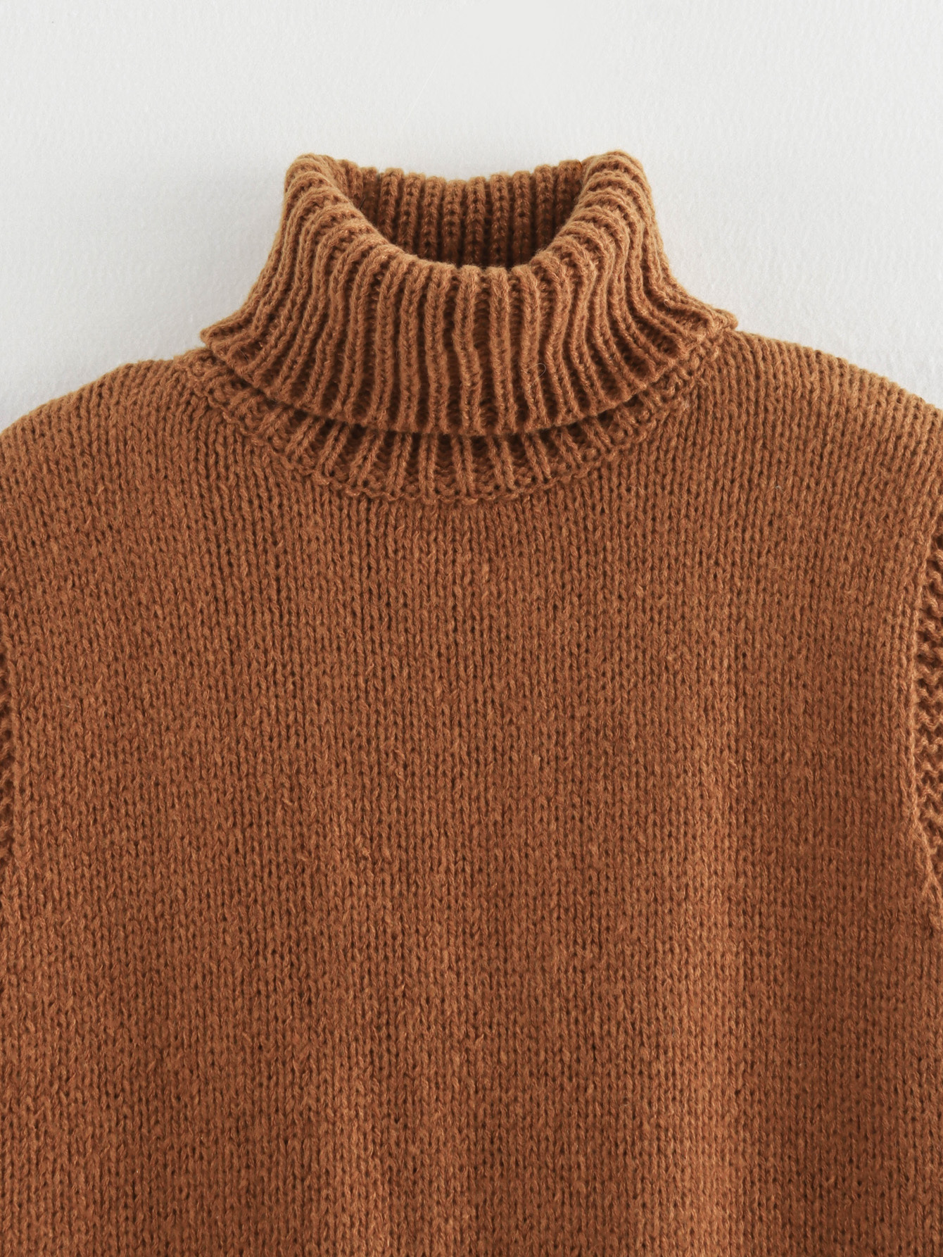 Damenbekleidung 2024 Herbst Winter neue Street Fashion mit Stehkragen und flacher Nadelweste_voghion.com