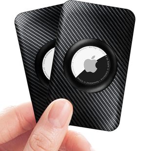 Suitable for Apple Airtag Card Protective Cover Apple Anti-Lost Device Carbon Fiber Texture Hard Glue Ultra-Thin Card Holder