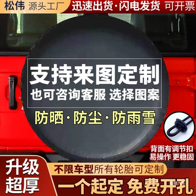 PVC tire cover, wheel cover, tire — Spare wheel cover