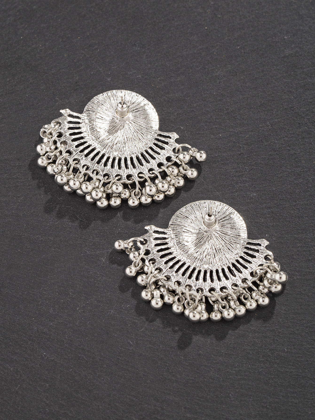 29g Weight Alloy Ear Needle Material Rhinestones Inlay Material Drop Earrings Classification 1 Pair Quantity Holiday, Travel, Daily Occasion Alloy Material Bell Pattern Women's Gender Plating Design Retro, Lady Style 1 Pair Retro Lady Bell Plating Alloy Rhinestones Drop Earrings 17