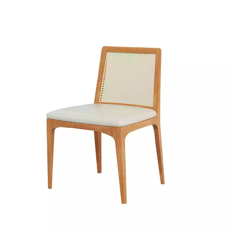 sofá de madera maciza estilo japonés semicircular tela de caña con asiento de tarjeta, restaurante temático del sudeste asiático combinación de mesas y sillas