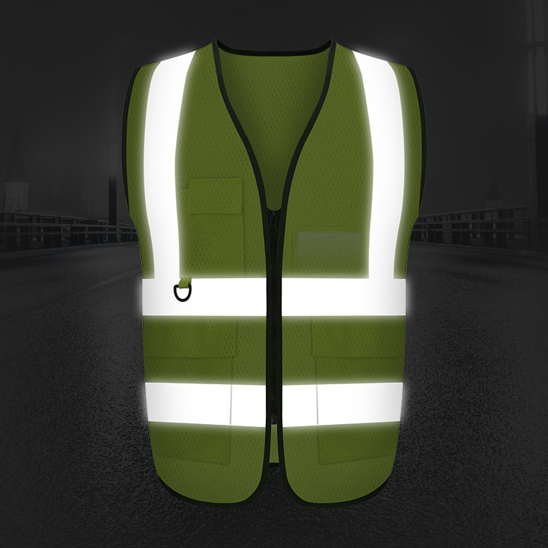 Fabricante de ropa reflectante chaleco personalizado de construcción de seguridad fluorescente chaleco reflectante chaleco reflectante