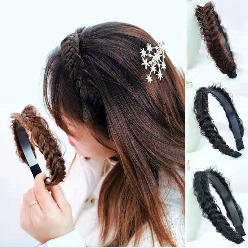 Fashion U Shape Plastic Pleated Hair Band display picture 1