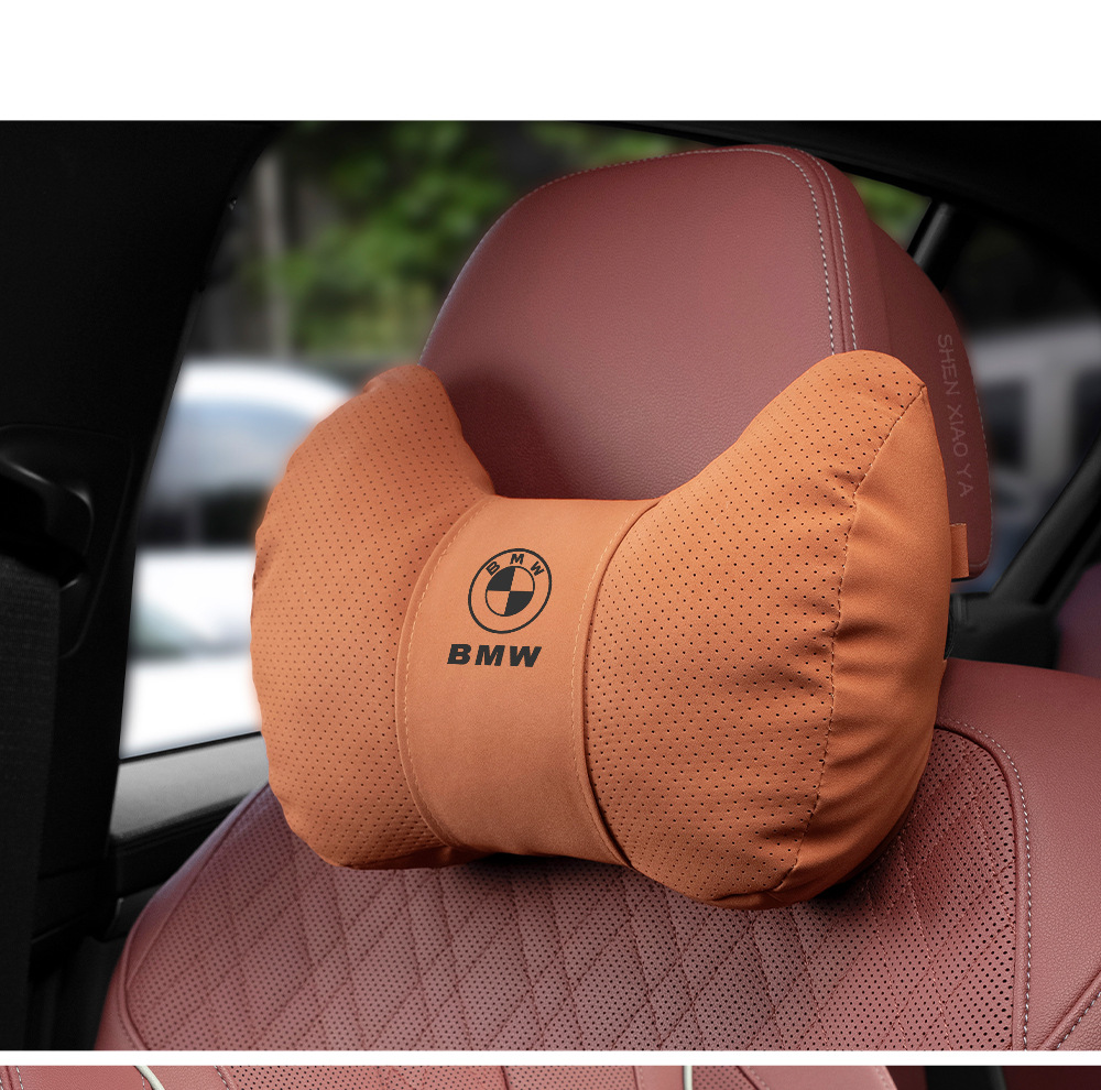 Suitable for Bmw New 3 Series 5 Series 7 Series 1 Series X1X2X3X4X5X6 Car Headrest Waist Support Neck Pillow Cushion Supplies