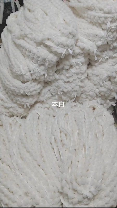 仿毛葫芦花边服装鞋包辅料人造毛球小香风包边条毛毛边条毛绒条|undefined
