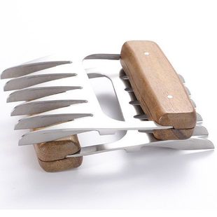Stainless Steel Meat Separator Bear Meat Grinding Tool Barbecue Tools Barbecue Grill Accessories Bear Claw Meat Separator Manufacturer Wholesale