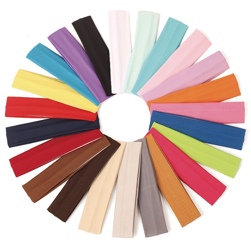 Korean-style Yoga Elastic Headband Sports Yoga Fitness Cotton Sweat-absorbent Hair Band