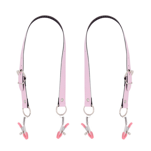 SM breast clamp, clitoral clip, labia-splitting device, female slave subjugation tools, intimate body training, humiliating sex toys, adult pleasure products