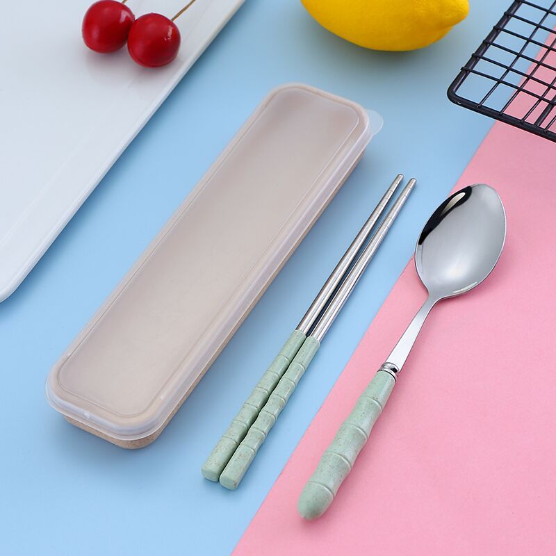 유러피언 그린-[숟가락+젓가락+수납함]