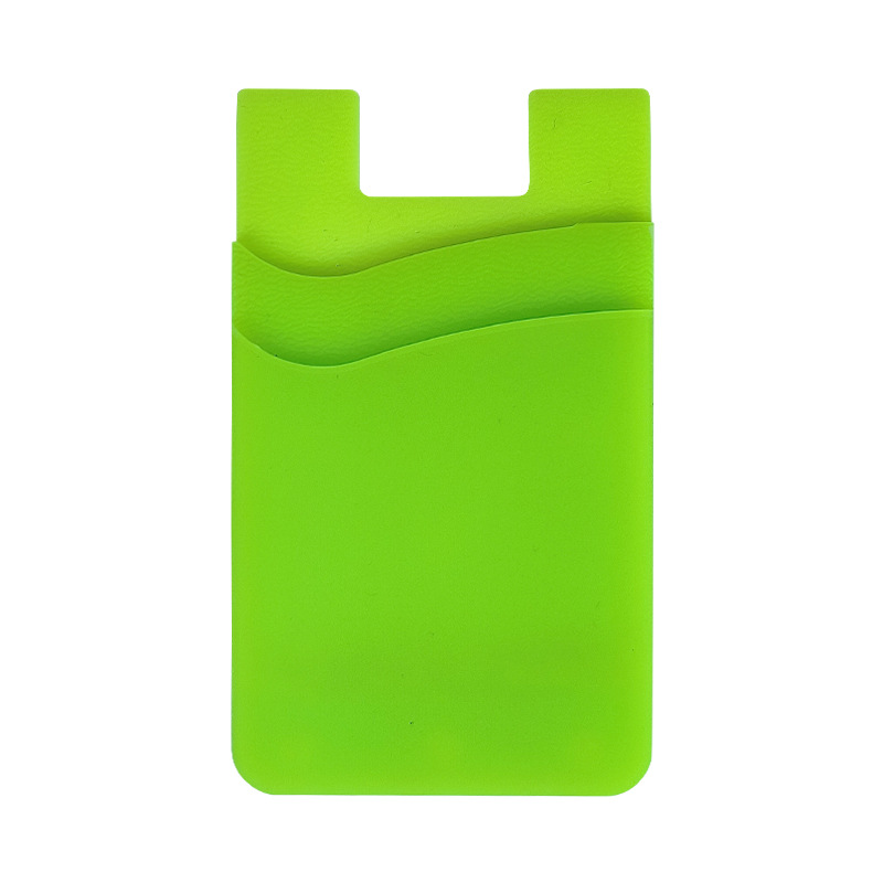 녹색 (이중) 실리콘 카드 홀더 (벌크 포장)