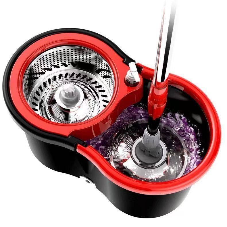 Rotating Mop for Wet and Dry Use, Household Hands-Free Cleaning, One-Piece Dropshipping Direct Sales