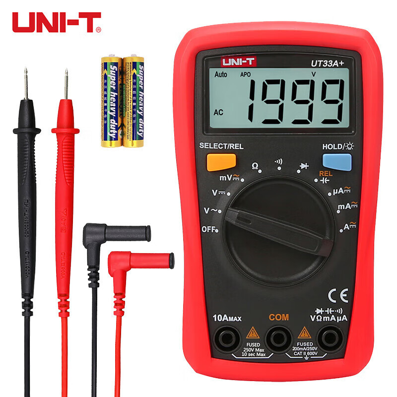 UNI-T UT33A + multímetro digital de mano (2 a generación)