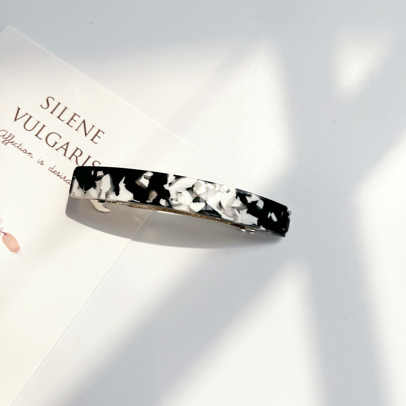 11g Weight Hair Clip Hair Accessories Type 1 Piece Quantity Holiday, Daily Occasion Acetic acid sheets Material Color Block Pattern Women's Gender Simple Style, Classic Style Style Women's Simple Style Classic Style Color Block Acetic Acid Sheets Hair Clip 6