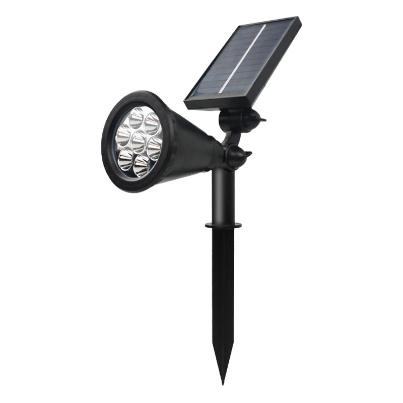 Enchufe de Tierra solar lámpara nueva tierra enchufe césped lámpara al aire libre impermeable patio Villa jardín árbol paisaje proyector