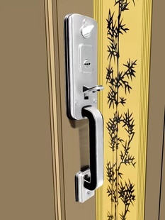 ✅ Row Gold Door Lock Old-Fashioned Push Door Lock Stainless Steel Aluminum Alloy Door Double Door Luxury Large Handle