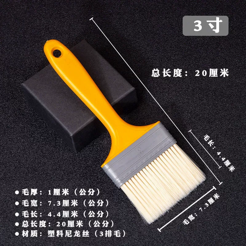 Brush, plastic paint
