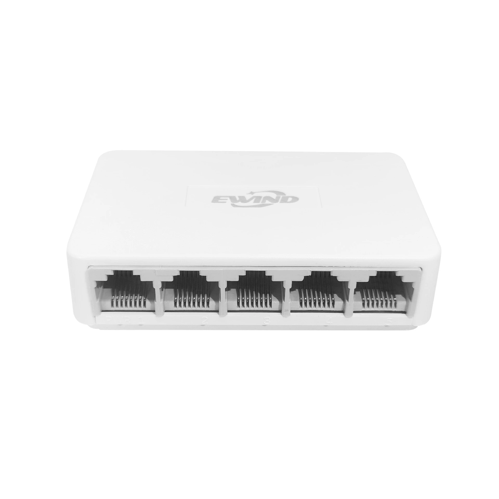 Wall -style desktop plastic shell 5 Gigabit security network Ethernet switch