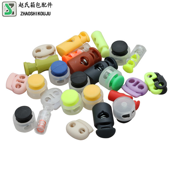 Plastic spring buckle color transparent plastic spring buckle rope…
