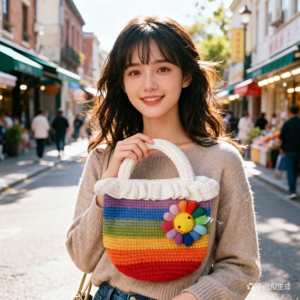 Estilo elegante y digno, ropa de gancho, bolsos de fresa, bolsos de teléfono móvil para la familia y las vacaciones. image 5