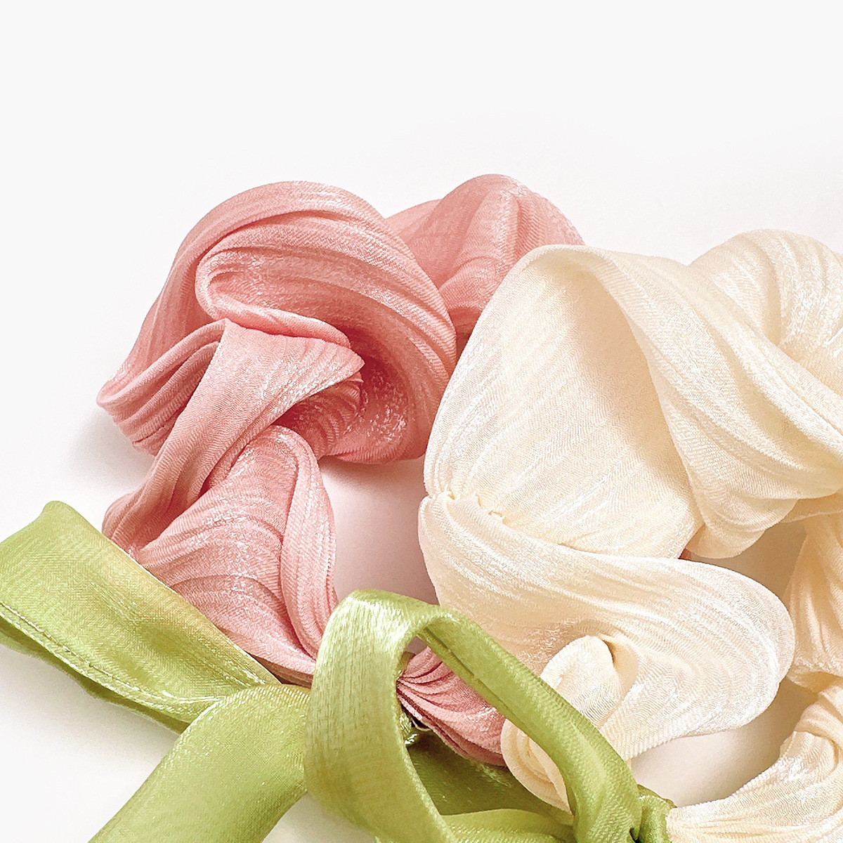20g Weight Hair Tie Hair Accessories Type 1 Piece, 1 Set Quantity Holiday, Street Occasion Cloth Material tulips Pattern All Seasons Season Women's Gender Cute, Pastoral Style Cute Pastoral Women's Tulips Cloth Hair Tie 7