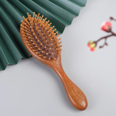 金糸檀エアマット櫛檀木エアバッグ櫛実木レトロマッサージ櫛家庭用女性ロングヘア櫛脱毛美髪