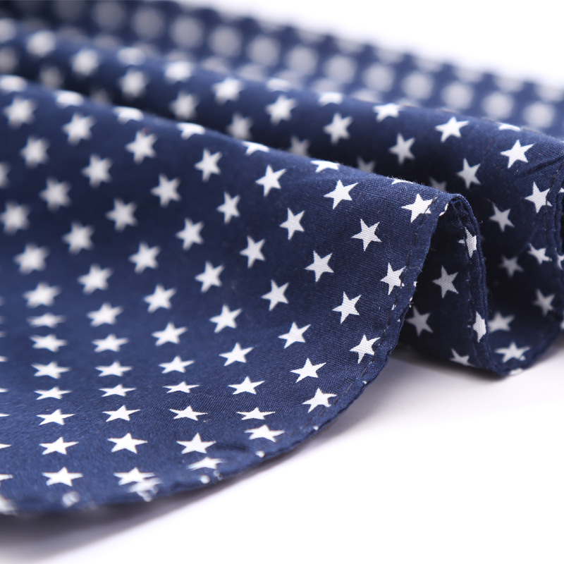 Toalla triangular de cumpleaños para mascotas de venta caliente de nuevo estilo transfronterizo, estrella de cinco puntas, toalla de saliva para mascotas, bufanda de cumpleaños para mascotas