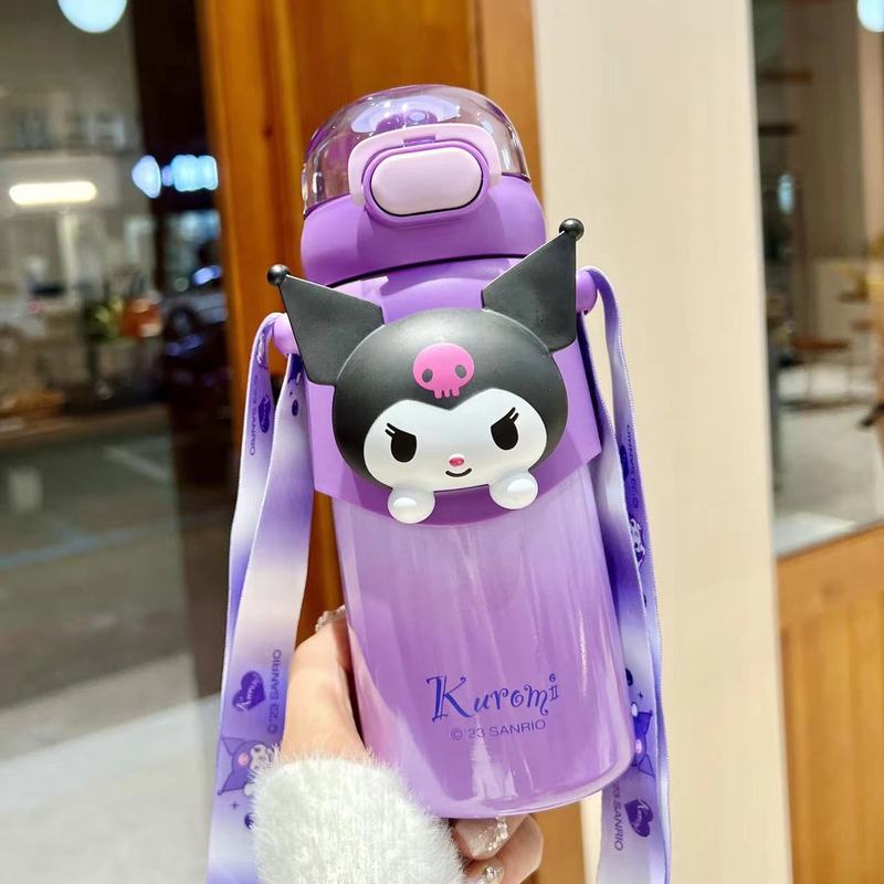 サンリオクロミ保温カップ子供用新型コップ女子高颜値携帯保温ポット誕生日プレゼント|undefined